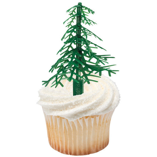 Evergreen Trees Cupcake Cake Decorating 144 piece set