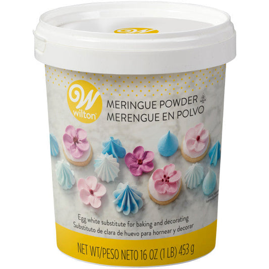 Wilton Meringue Powder Egg White Alternative for Baking and Decorating, 16 oz.