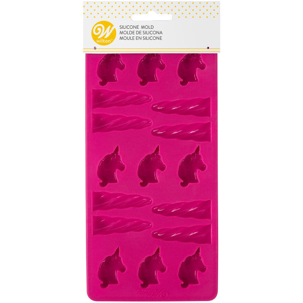 Wilton Silicone Unicorn Candy Mold, 17-Cavity