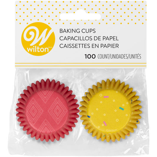 Wilton Cactus Party Mini Baking Cups, 100-Count