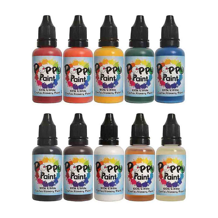 Poppy Paints Edible Cake Paint - 30 ml (1 fl oz) Select Your Color