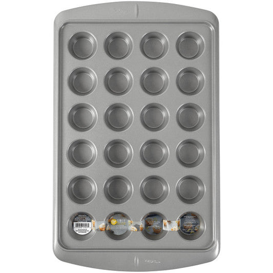 Wilton Ever-Glide Non-Stick Mini Muffin Pan, 24-Cup