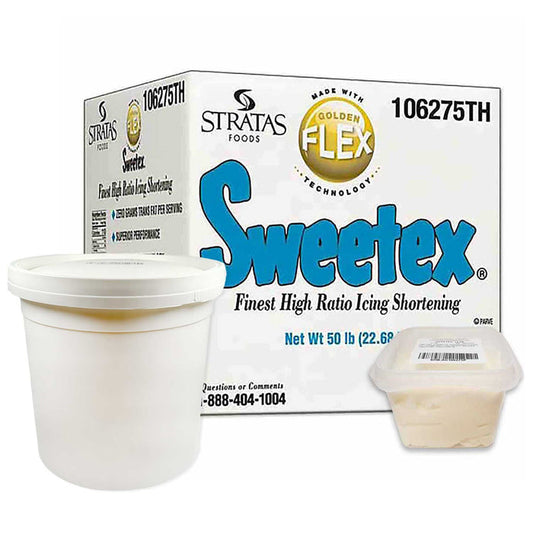 Sweetex Golden Flex Finest High Ratio Cake and Icing Shortening 3 lb.