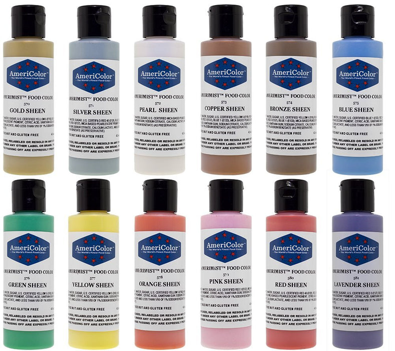 AmeriColor AmeriMist Color Sheen Air Bursh 4.5oz (select your color)
