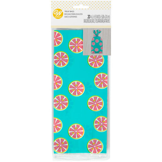 Wilton Tropical Party Treat Bags, 20-Count