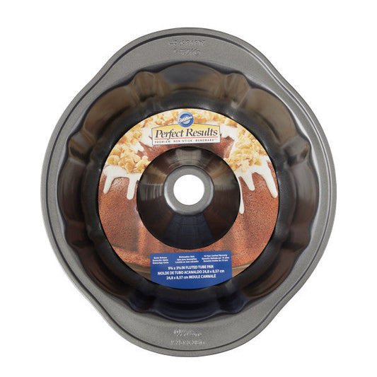 Wilton Perfect Results Non-Stick Fluted Bundt Tube Pan, 9-Inch