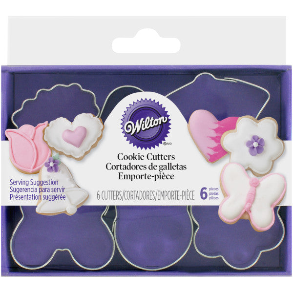 Wilton Mini Romantic Biscuit Cutter Set, 6-Piece