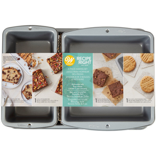 Wilton Recipe Right Non-Stick Baking Set, 4-Piece
